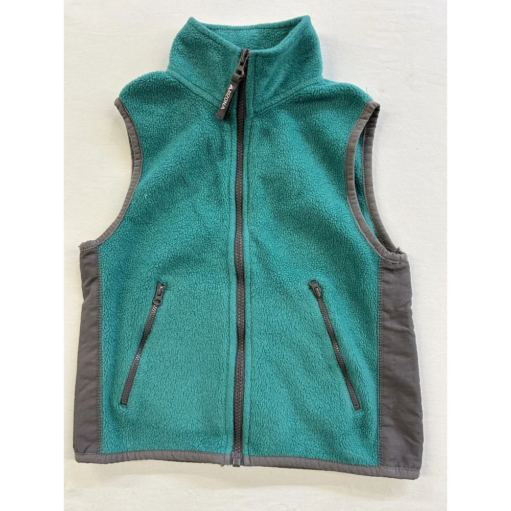 Vintage Y2K Arizona Jean Co. Fleece Vest Size Children's 6/6X
